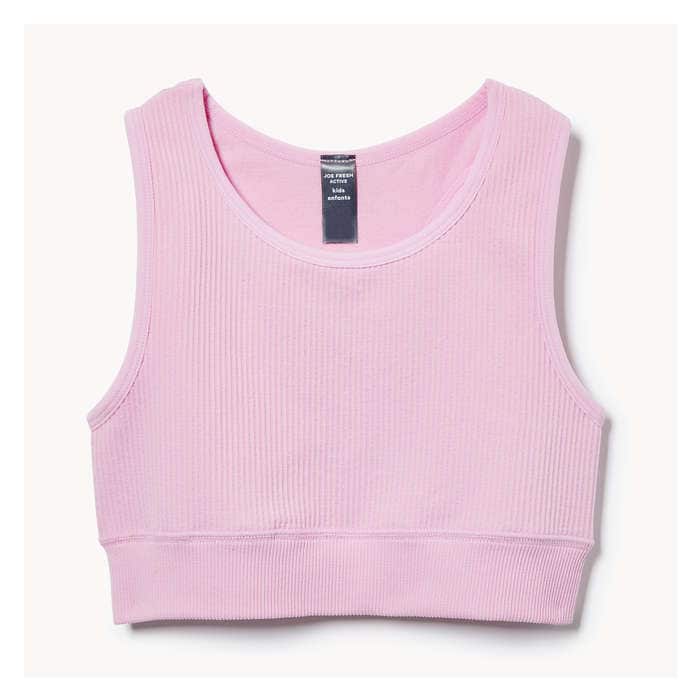 Filles Soutien-gorge sport sans couture pour filles - Fuchsia Pâle